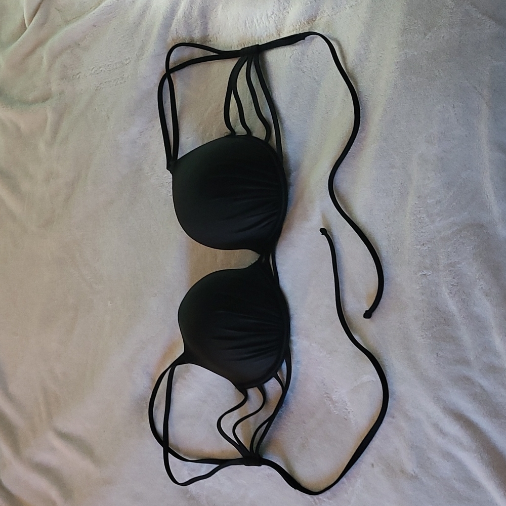 Stappy Black Bikini Top